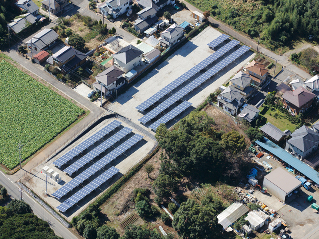 千葉県八街市某太陽光発電設備200kW